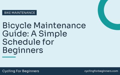 Bicycle Maintenance Guide: A Simple Schedule for Beginners