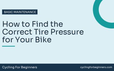 How to Find the Correct Tire Pressure for Your Bike