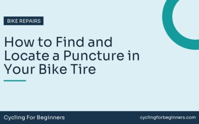 How to Find and Locate a Puncture in Your Bike Tire