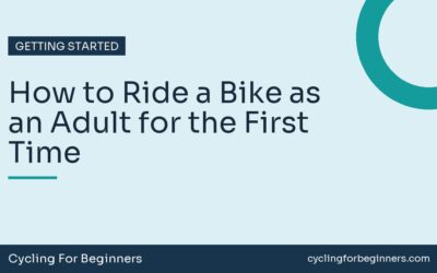 How to Ride a Bike as an Adult for the First Time